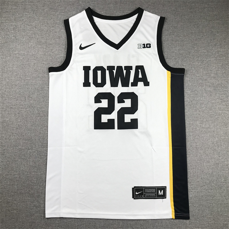Men Iowa Hawkeye #22 Clark White Nike 2024 NBA Jersey->more ncaa teams->NCAA Jersey